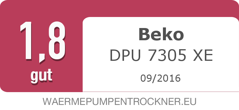 Testsiegel: Beko DPU 7305 XE width=