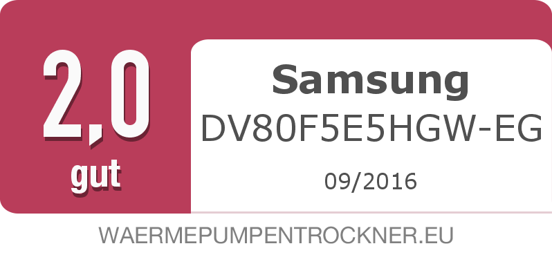 Testergebnis: Samsung DV80F5E5HGW/EG