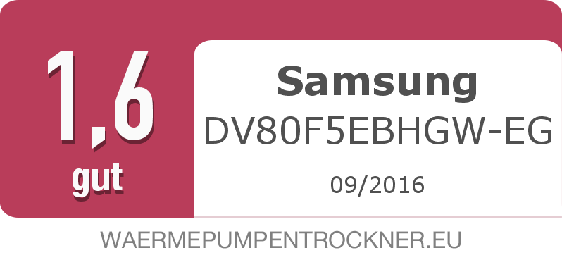 Testsiegel: Samsung DV80F5EBHGW-EG width=