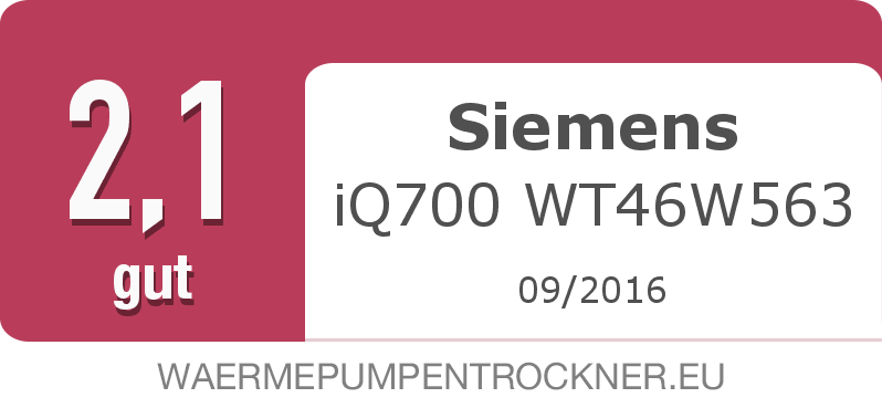 Testsiegel: Siemens iQ700 WT46W563 width=