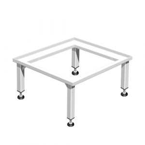 Ablageloser voll verschweißter Sockel 20 cm